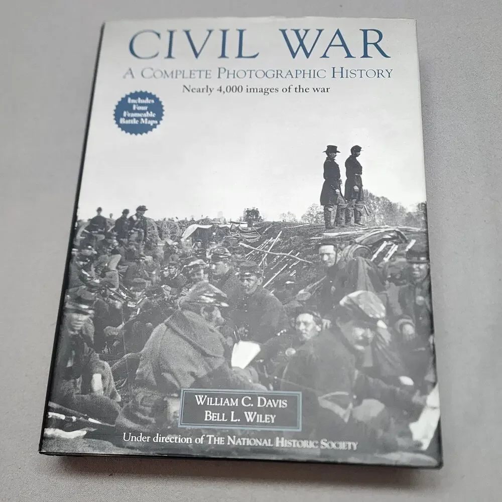 CIVIL WAR: A Complete Photographic History by‎ Davis/Wiley-HCDJ - Like New